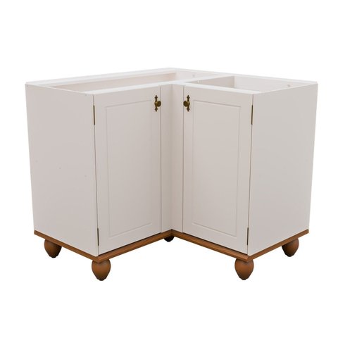 Balcão para Cozinha 2 Portas em MDF Joy Branco/Off White