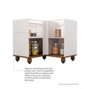 Ver imagem 3 de Balcão para Cozinha 2 Cantoportas em MDF Joy Branco/Off White
