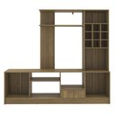 Ver imagem 4 de Estante para TV e Home Theater até 55 Polegadas 199,9CMX180CM 2 Portas e 1 Gaveta Irlanda