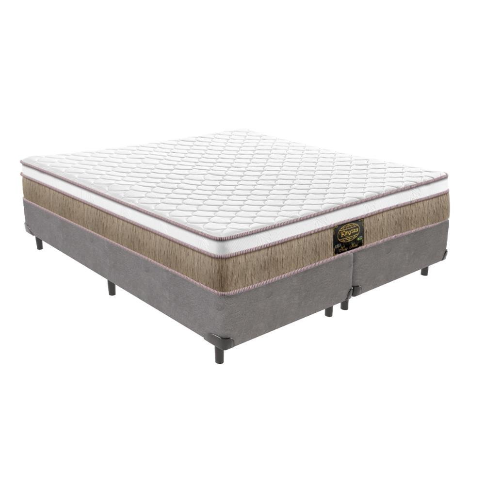 Cama Box + Colchão King Hotel Queen 158x198 King Star | MadeiraMadeira