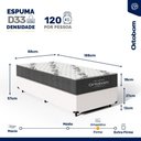 Ver imagem 3 de Cama Box com Colchão de Espuma D33 Ortobom Airtech 100 Solteiro 88cm