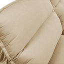 Ver imagem 7 de Sofa 2 Lugares Retrátil Reclinavel 200cm Veludo Bege Andreza