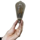 Ver imagem 3 de Lampada Led 30w Multi Filamento Fume Kit 3 Uni Iluminaçao Decoraçao Luz Casa Quarto Sala Varanda Amb