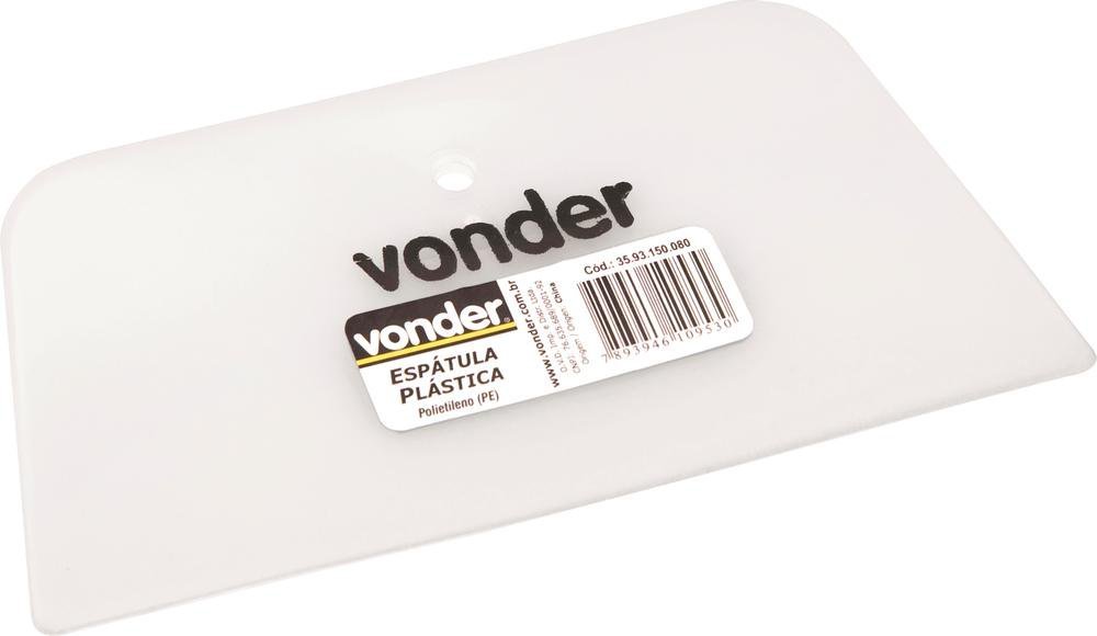 Espátula plástica 150x80mm para massa - Vonder - 1