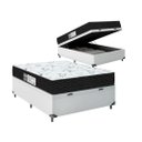 Ver imagem 2 de Cama Box Baú Casal + Colchão D33 One Face - 61x138x188cm - E-shop Casa - Couro