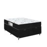Cama Box Baú Casal + Colchão D33 One Face - 61x138x188cm - E-shop Casa - Suede - 5