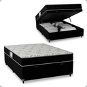 Ver imagem 7 de Cama Box Baú Casal + Colchão D33 One Face - 61x138x188cm - e-Shop Casa - Suede