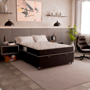 Ver imagem 6 de Cama Box Baú Casal + Colchão D33 One Face - 61x138x188cm - e-Shop Casa - Suede