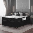 Ver imagem 1 de Cama Box Baú Casal + Colchão D33 One Face - 61x138x188cm - E-shop Casa - Suede