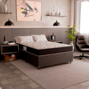 Ver imagem 6 de Cama Box Baú Casal + Colchão D33 One Face 61x138x188cm - e-Shop Casa - Couro