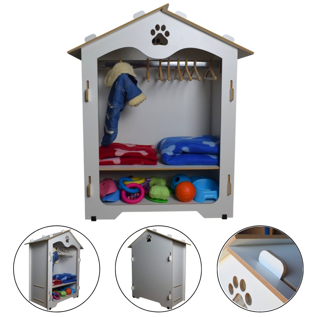 Guarda Roupa Closet Pet Organizador Mdf