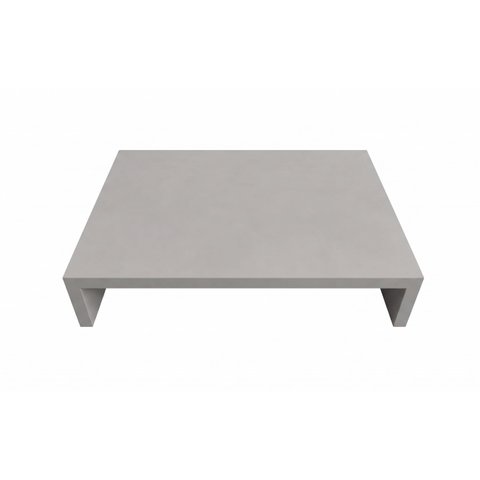 Tampa de Proteção Cooktop 5 Bocas Grande em MDF Cinza 85x48