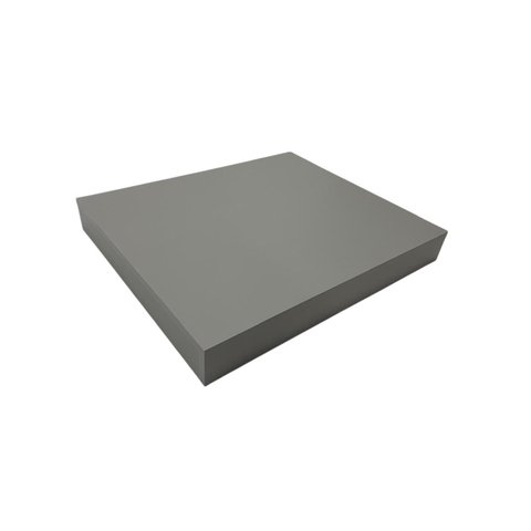 Tampa de Proteção Cooktop 5 Bocas Grande em Mdf Cinza 85x48