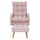 Ver imagem 2 de Poltrona Amamentação Clarice Giro/balanço Tm700 Decor Loppes Poltrona Amamentacão Balanço Decorativa