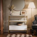 Ver imagem 2 de Aparador Industrial Hall de Entrada 1 Gaveta Thor Rede Móveis