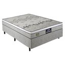 Ver imagem 2 de Cama Box Conjugado Casal com Colchão 138x60x188 Stone Gazin Cr35340 Natural Cinza