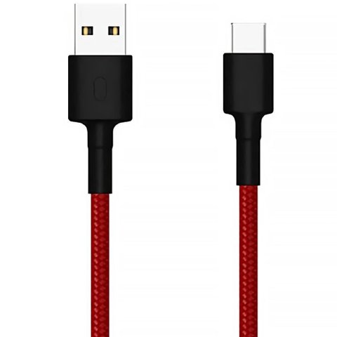 Cabo Usb-c Xiaomi Sjx10zm - Vermelho 1 Metro