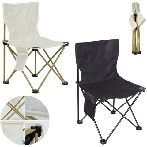 Cadeira Camping Dobrável com Bolso - Conforto e Praticidade