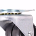Ver imagem 3 de Rodízio Nylon com Placa Giratoria Rodas Duplas até 125kg