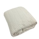 Ver imagem 2 de Cobertor Toque de Seda 2,20 x 2,40 Marfim Favo Niazitex