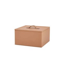 Caixa em Mdf e Pu Alessandra Caramelo G - Pré Venda Mart - 1