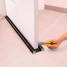 Protetor Veda Porta Poeira e Insetos 80cm Preto Pvc Multiuso - 4