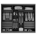 Ver imagem 4 de Guarda-roupa 6 Portas Gramado Valverde - Canion/off-white