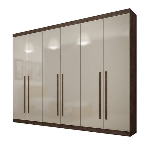 Guarda-roupa 6 Portas Gramado Valverde - Canion/off-white