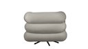 Ver imagem 3 de Poltrona Micheli 94cm Base Reclinável Veludo: Marfim