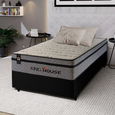 Cama Box Molas Ensacadas Preston Solteiro 88x188 King House