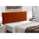 Ver imagem 2 de Cabeceira Cama Box King Size Estofada Madeira Paris:terracota