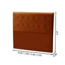 Ver imagem 3 de Cabeceira Cama Box King Size Estofada Madeira Paris:terracota