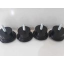 Ver imagem 3 de Kit com 12 Pés para Sofá e Moveis em Geral Preto Rosca Soberba Altura 35 Mm X 50 Mm Diâmetro