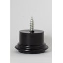 Ver imagem 5 de Kit com 12 Pés para Sofá e Moveis em Geral Preto Rosca Soberba Altura 35 Mm X 50 Mm Diâmetro