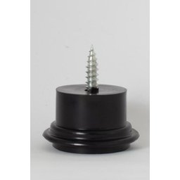 Kit com 12 Pés para Sofá e Moveis em Geral Preto Rosca Soberba Altura 3,5cm X 50mm Diametro - 5