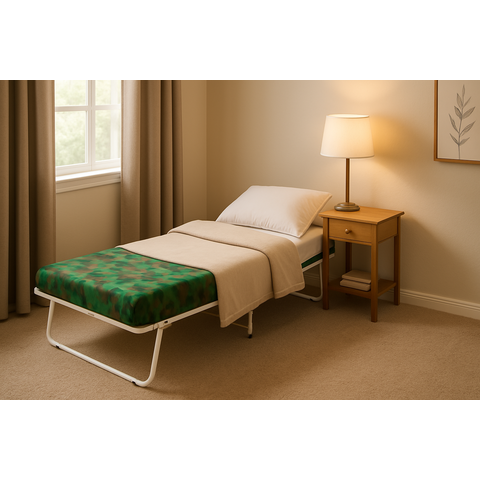 Cama Dobrável Portátil C/ Colchão Camping Pesca Acampamento