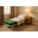 Ver imagem 1 de Cama Dobrável Portátil C/ Colchão Camping Pesca Acampamento