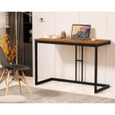 Ver imagem 2 de Mesa Escrivaninha Vintage Multiuso com Pés em Aço Moveis House Canela