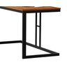 Mesa Escrivaninha Vintage Multiuso com Pés em Aço Moveis House Canela - 7