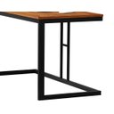 Ver imagem 7 de Mesa Escrivaninha Vintage Multiuso com Pés em Aço Moveis House Canela
