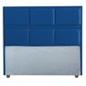 Cabeceira Ana Cama Box Painel Casal 90 Suede Marinho - 2