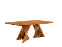 Ver imagem 1 de Mesa de Jantar Madeira Maciça com Base Torcida 2,40x1,10m - Diamante - Harmonia Salas