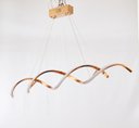 Ver imagem 2 de Pendente Moderno Dourado 120cm Led 35w 3000k Bivolt 14559-pl