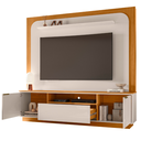 Ver imagem 4 de Estante Home Theater para TV de até 75" 2 Portas Rio Cinamomo/Off White