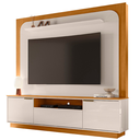 Ver imagem 5 de Estante Home Theater para TV de até 75" 2 Portas Rio Cinamomo/Off White
