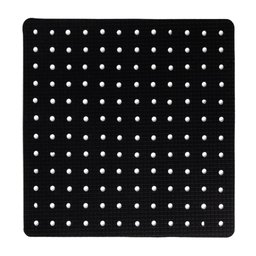 Tapete Perfurado de Silicone Para Air Fryer 19x19 Preto VEM - 1