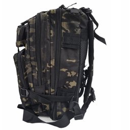 Mochila Tatica Militar Assalt 30l 3d Preta Camuflada - 4