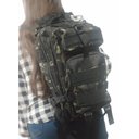 Ver imagem 7 de Mochila Tatica Militar Assalt 30l 3d Preta Camuflada