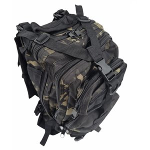 Mochila Tatica Militar Assalt 30l 3d Preta Camuflada