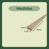 30 Ripas Sarrafos 3x7x50 Cm Madeira de Pinus Artesanato - 4